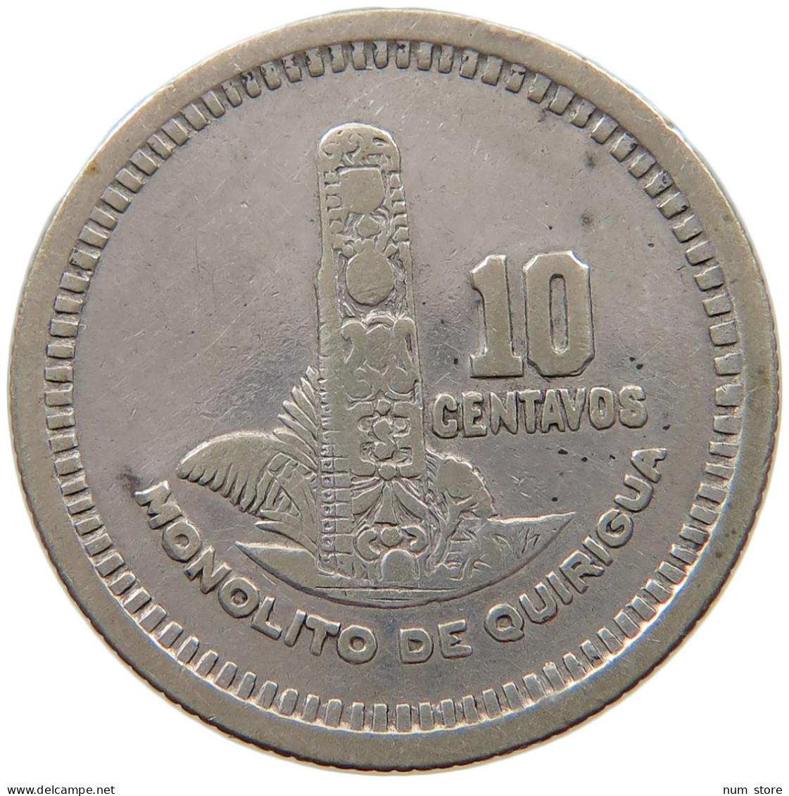 GUATEMALA 10 CENTAVOS 1950  #s035 0279 - Guatemala