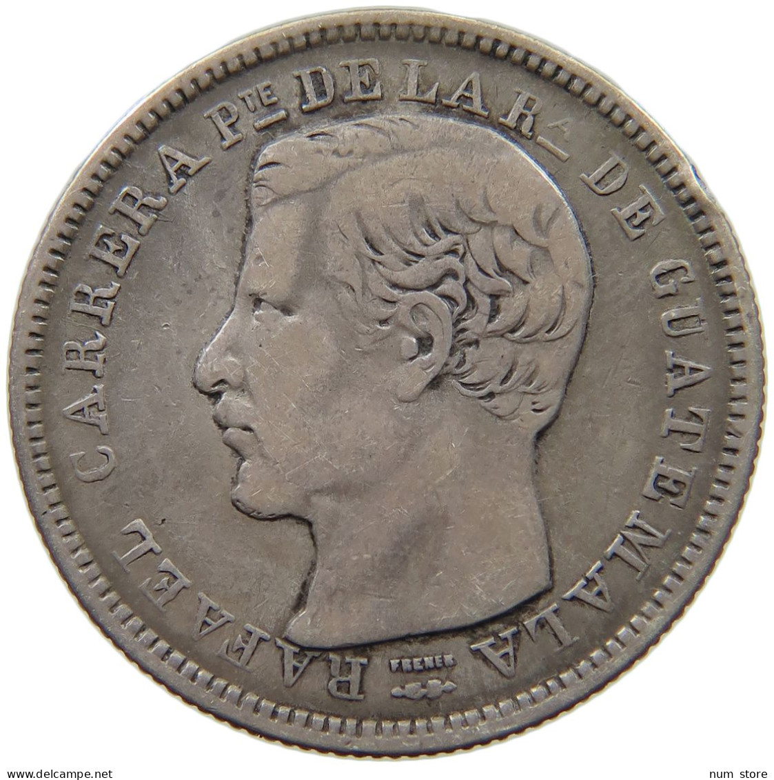 GUATEMALA 4 REALES 1863  #t135 0237 - Guatemala