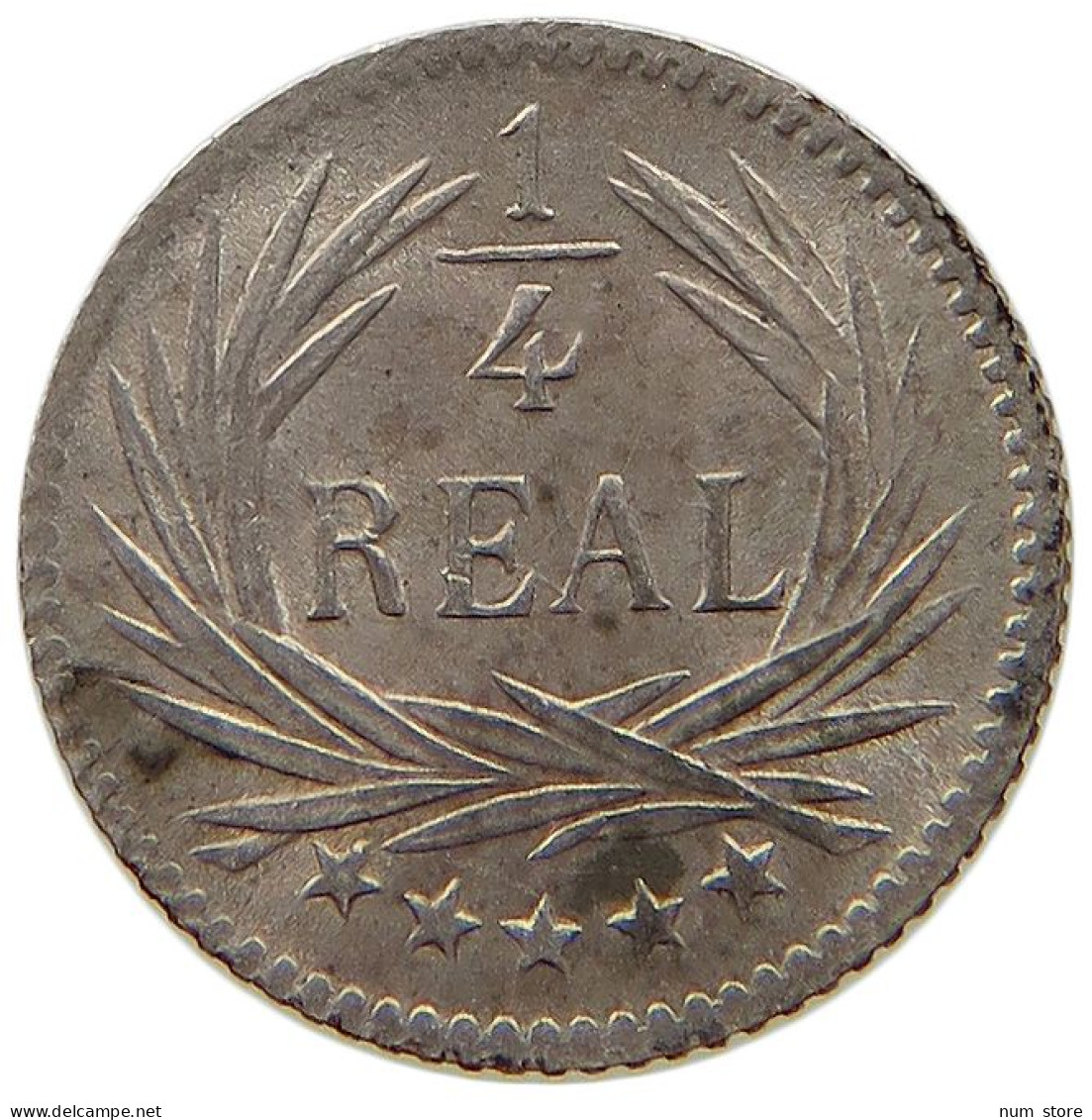 GUATEMALA 1/4 REAL 1896  #t064 0519 - Guatemala