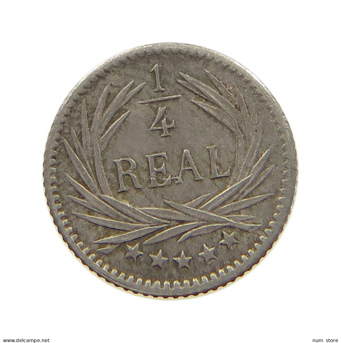 GUATEMALA 1/4 REAL 1896  #t157 0377 - Guatemala