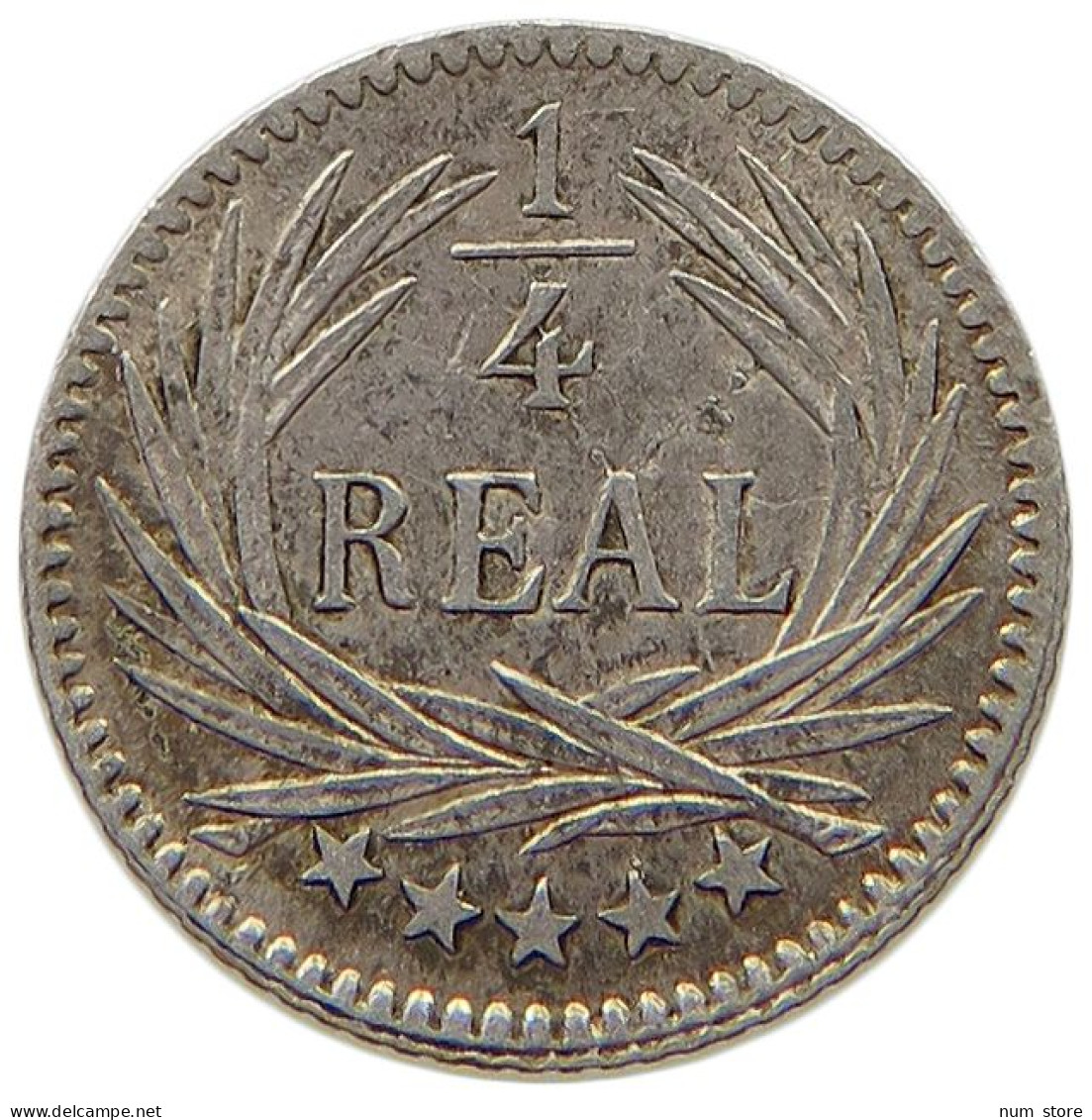 GUATEMALA 1/4 REAL 1895  #t078 0517 - Guatemala