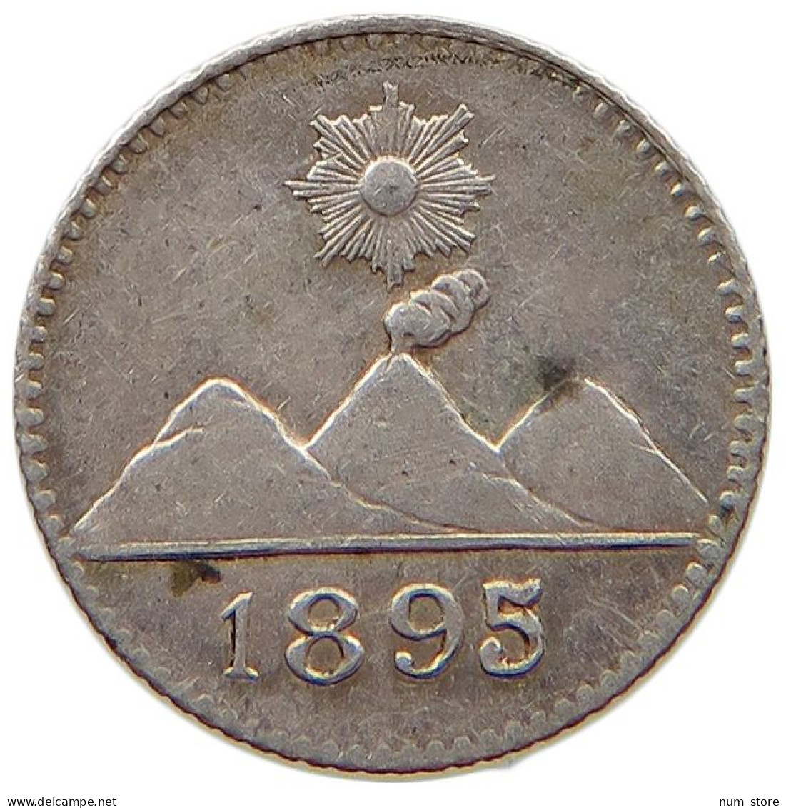 GUATEMALA 1/4 REAL 1895  #t078 0517 - Guatemala