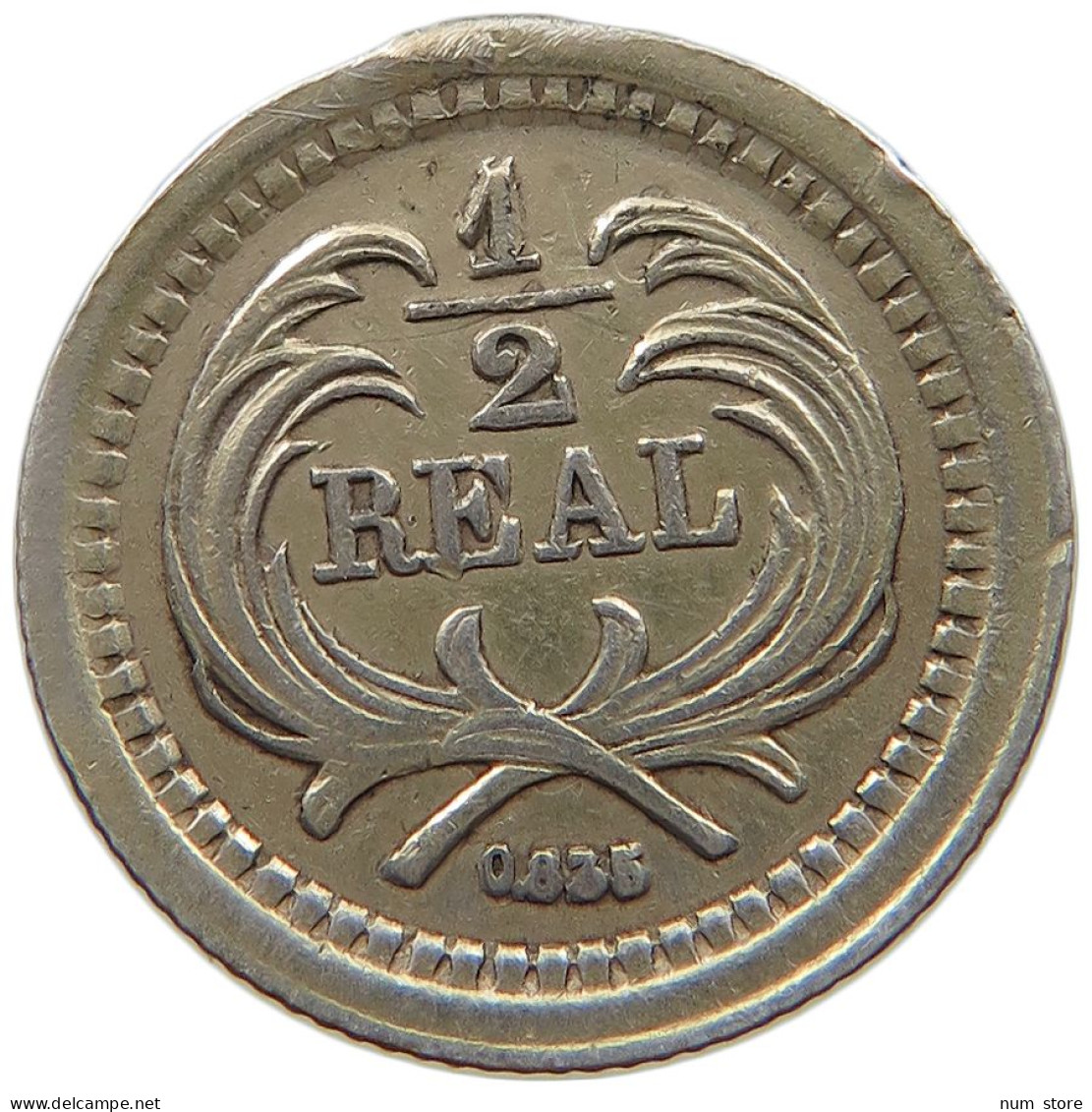 GUATEMALA 1/2 REAL 1879  #t135 0265 - Guatemala