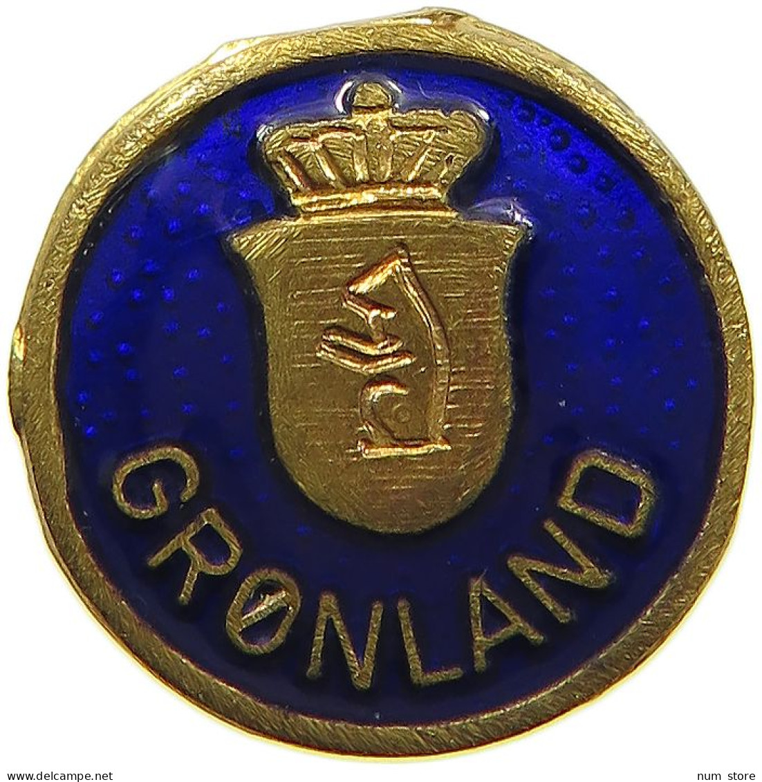 GREENLAND JETON  ENAMELED #sm03 0399 - Groenlandia