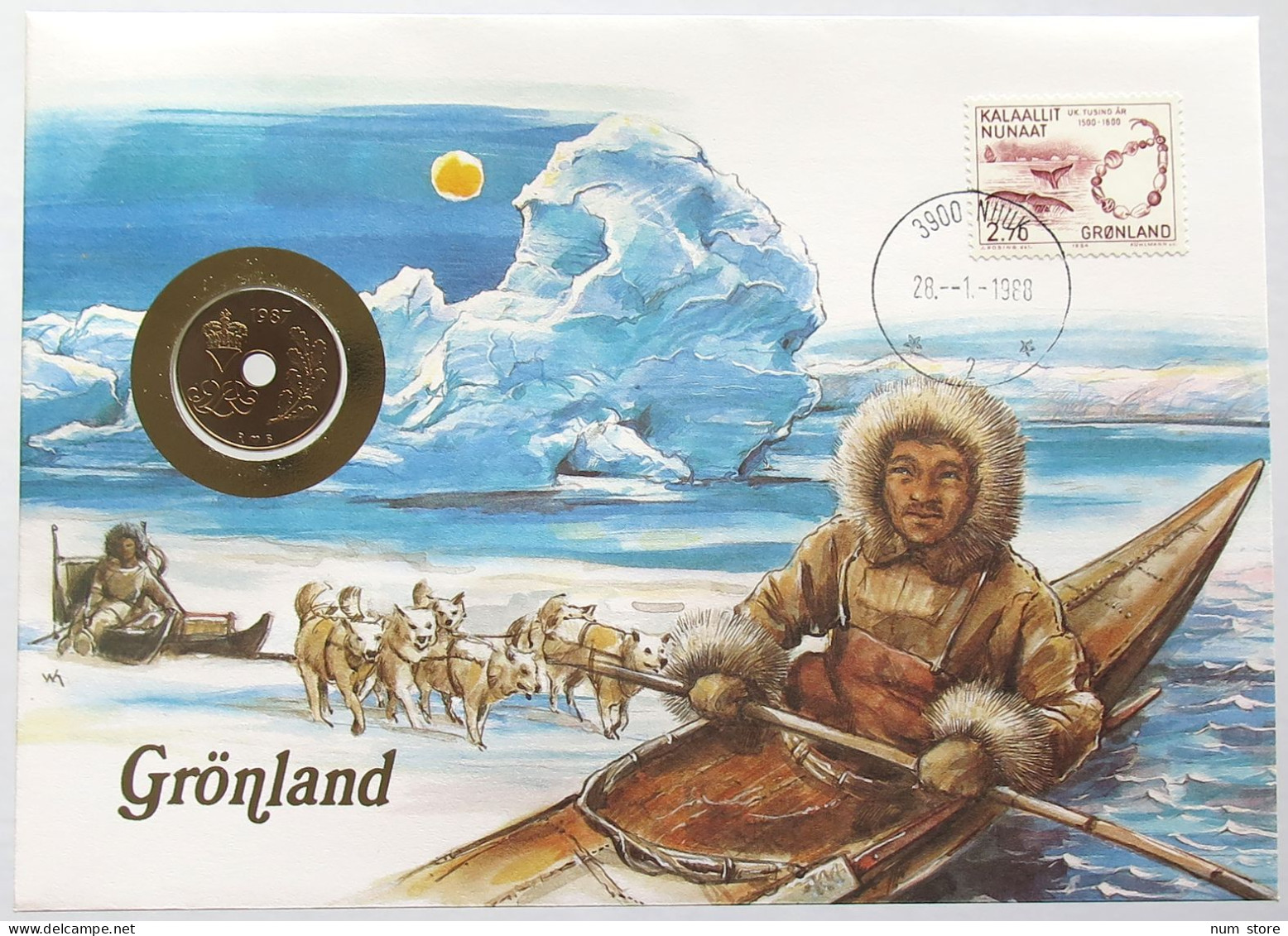 GREENLAND STATIONERY 25 ORE 1987  #bs18 0049 - Groenland