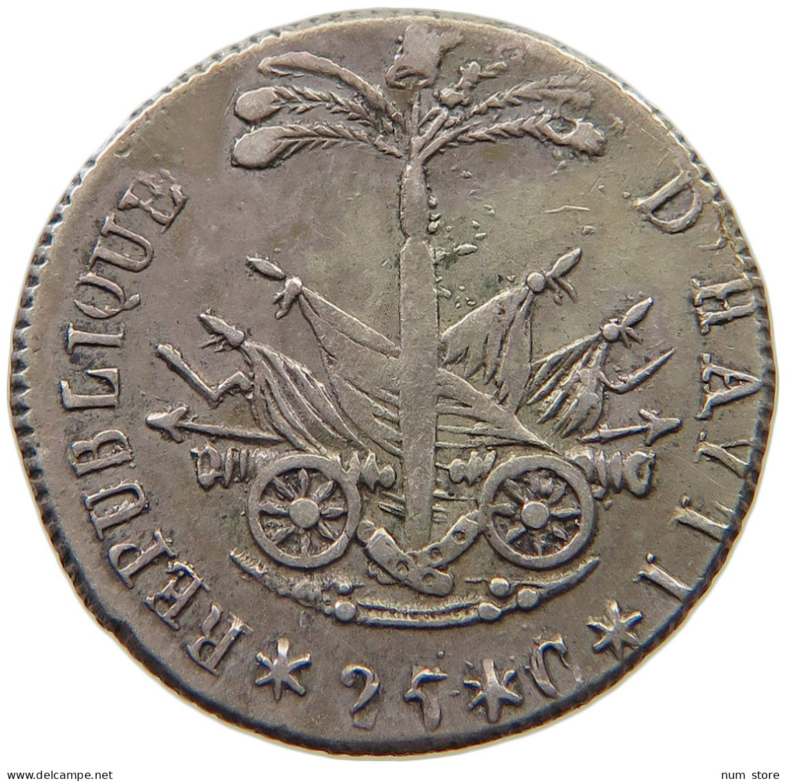 HAITI 25 CENTIMES AN 14 1817  #t111 1295 - Haïti