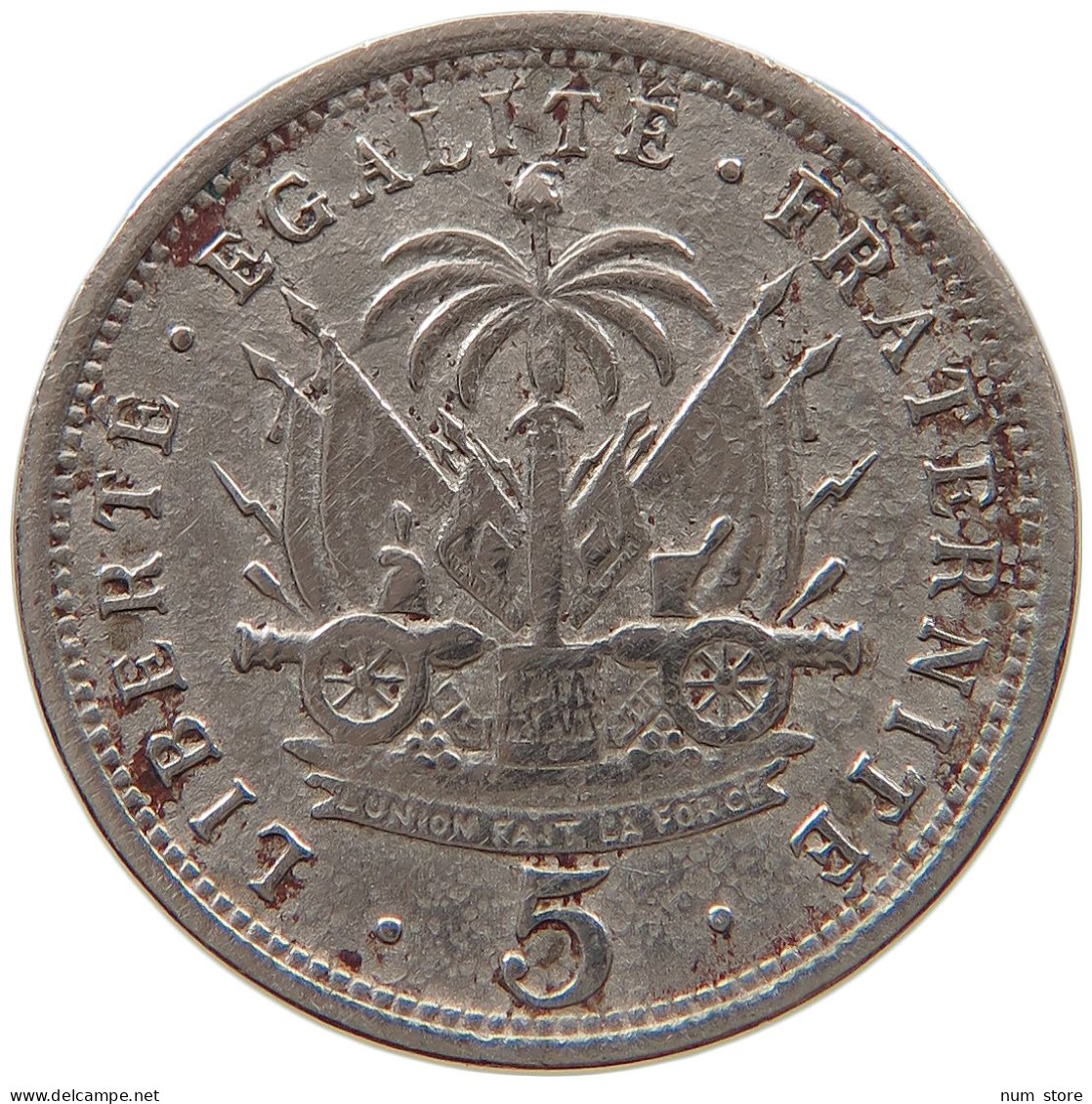 HAITI 5 CENTIMES 1905  #t162 0195 - Haïti