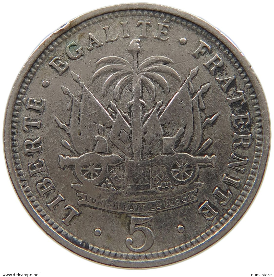 HAITI 5 CENTIMES 1904  #c021 0259 - Haïti