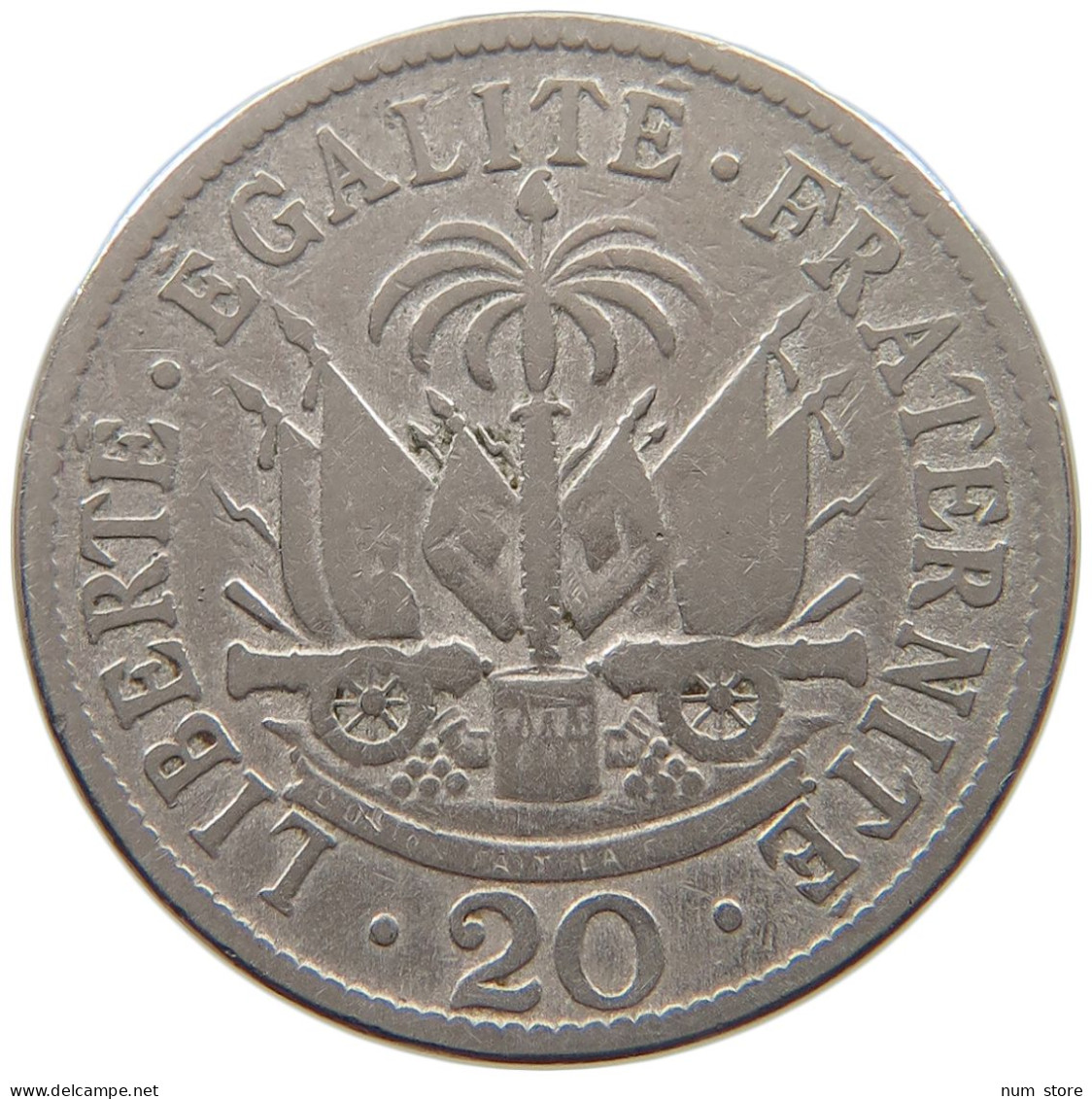 HAITI 20 CENTIMES 1907  #c082 0017 - Haití