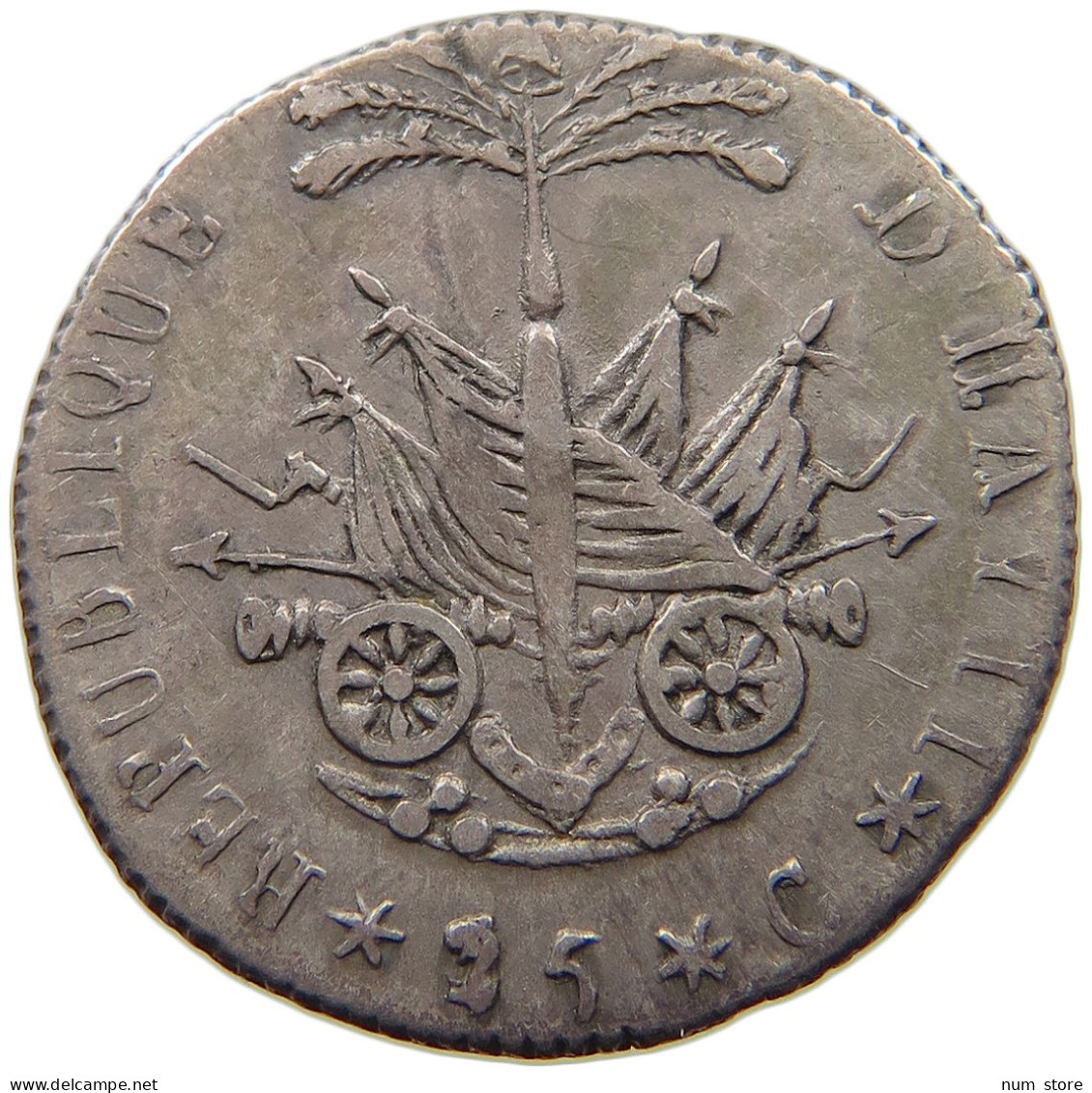 HAITI 25 CENTIMES AN 14 1817  #t111 1293 - Haïti