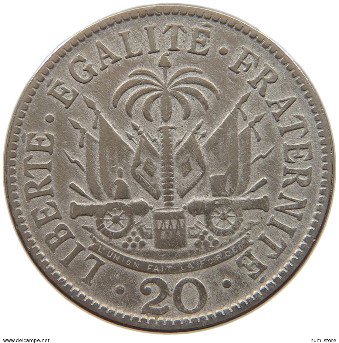 HAITI 20 CENTIMES 1907  #a079 0435 - Haïti