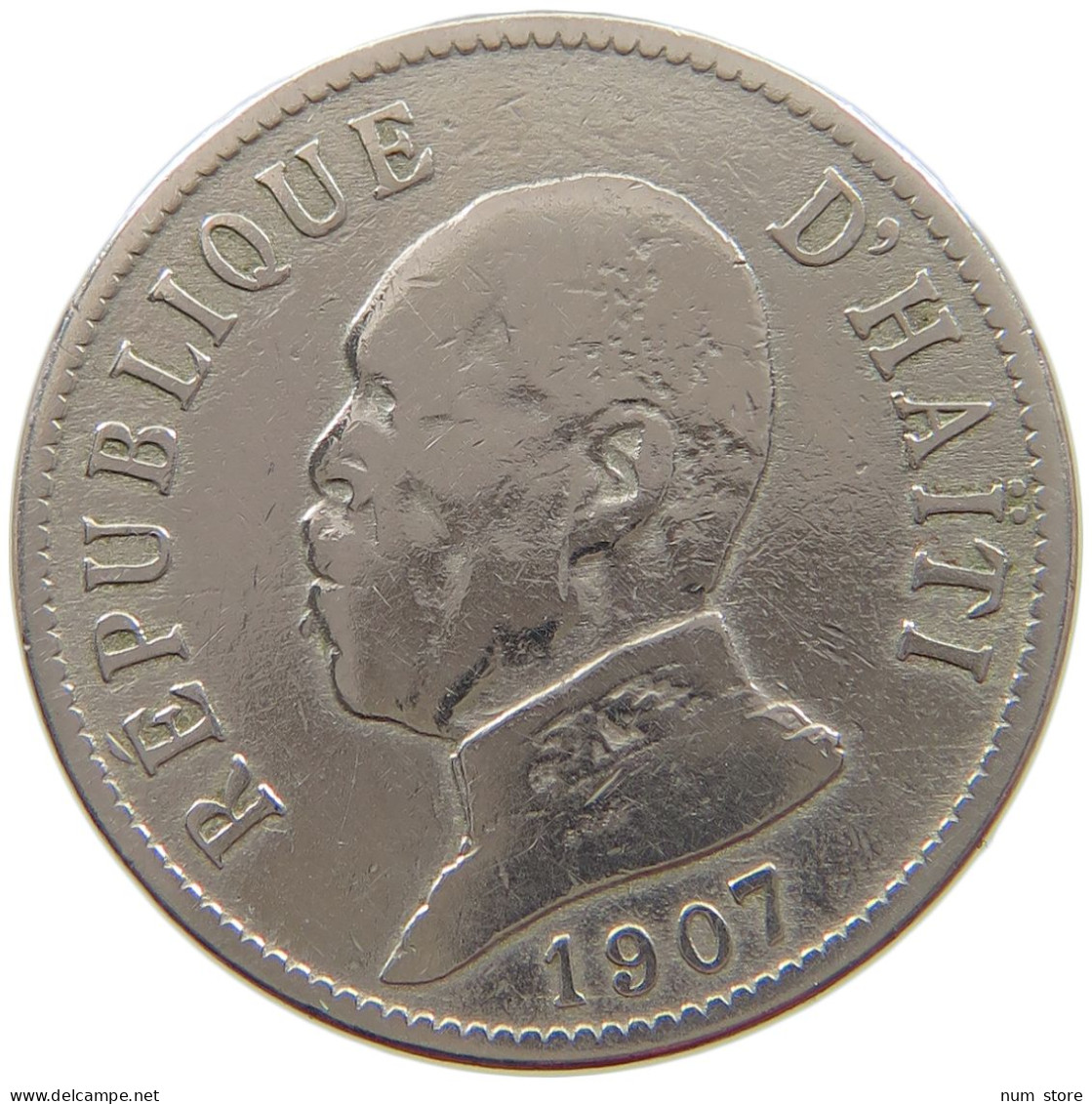 HAITI 20 CENTIMES 1907  #s039 0439 - Haïti