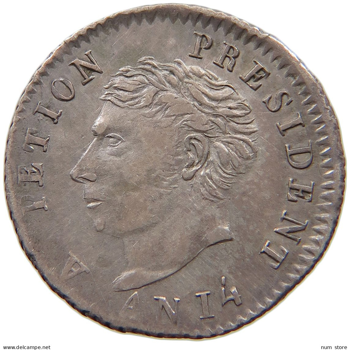 HAITI 25 CENTIMES AN 14 1817  #t111 1265 - Haïti