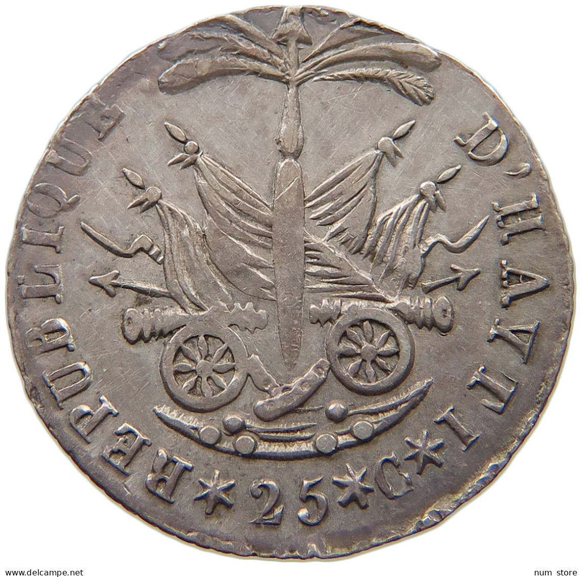 HAITI 25 CENTIMES AN 14 1817  #t111 1265 - Haïti