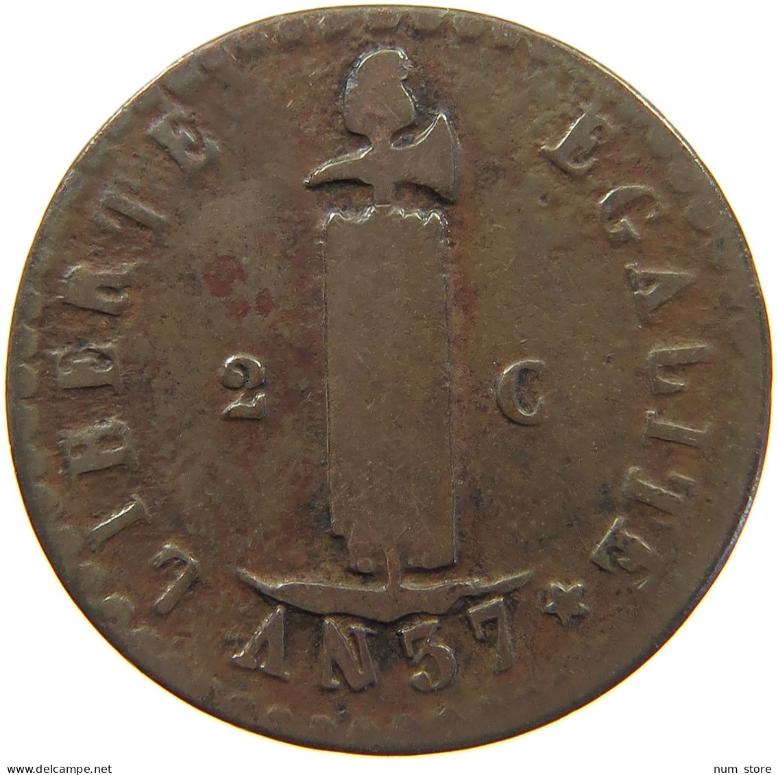 HAITI 2 CENTIMES 371841  #c033 0083 - Haiti