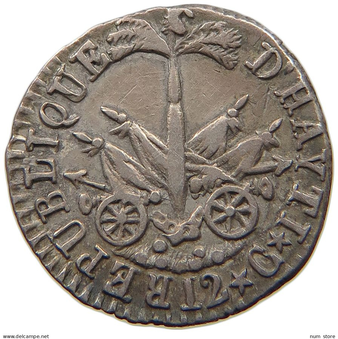 HAITI 12 CENTIMES AN 14  #t112 1423 - Haiti