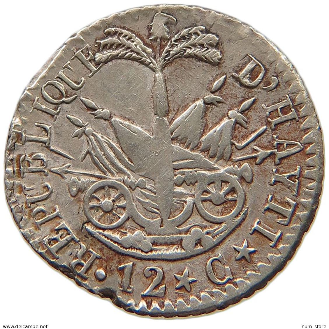 HAITI 12 CENTIMES AN 14  #t112 1431 - Haiti