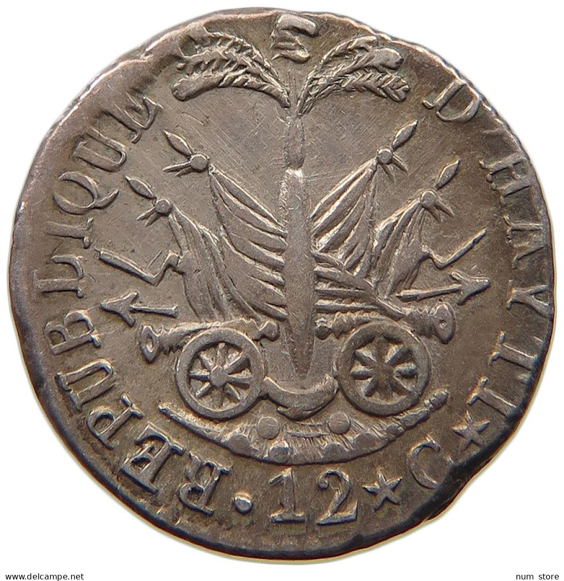 HAITI 12 CENTIMES AN 14  #t112 1417 - Haïti