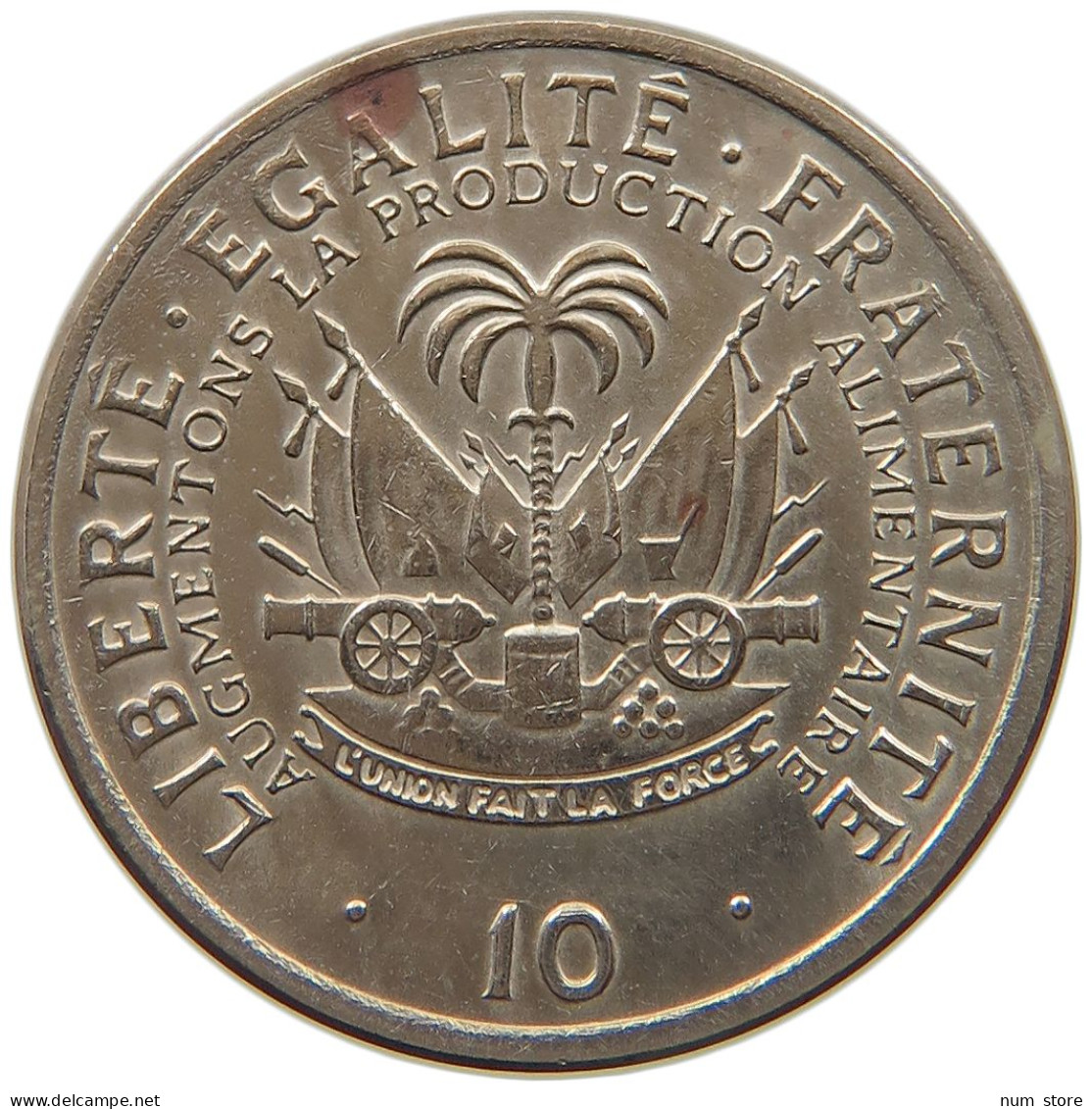 HAITI 10 CENTIMES 1975  #a080 0153 - Haïti