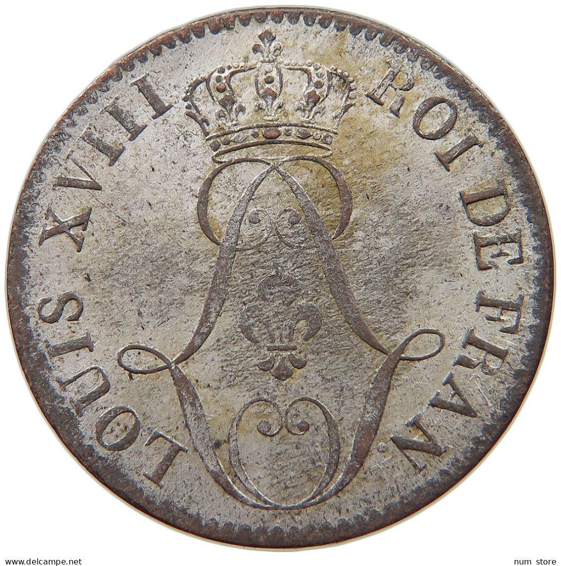 GUYANA FRENCH 10 CENTIMES 1818 A  #t095 0441 - Guyana