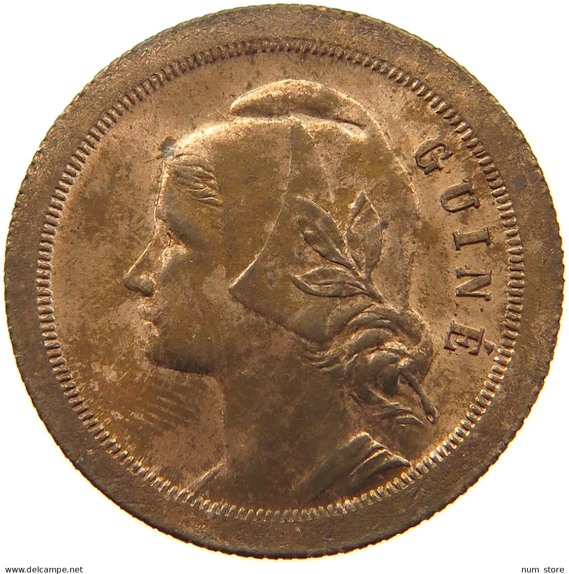 GUINEA 20 CENTAVOS 1933  #t124 0021 - Guinea