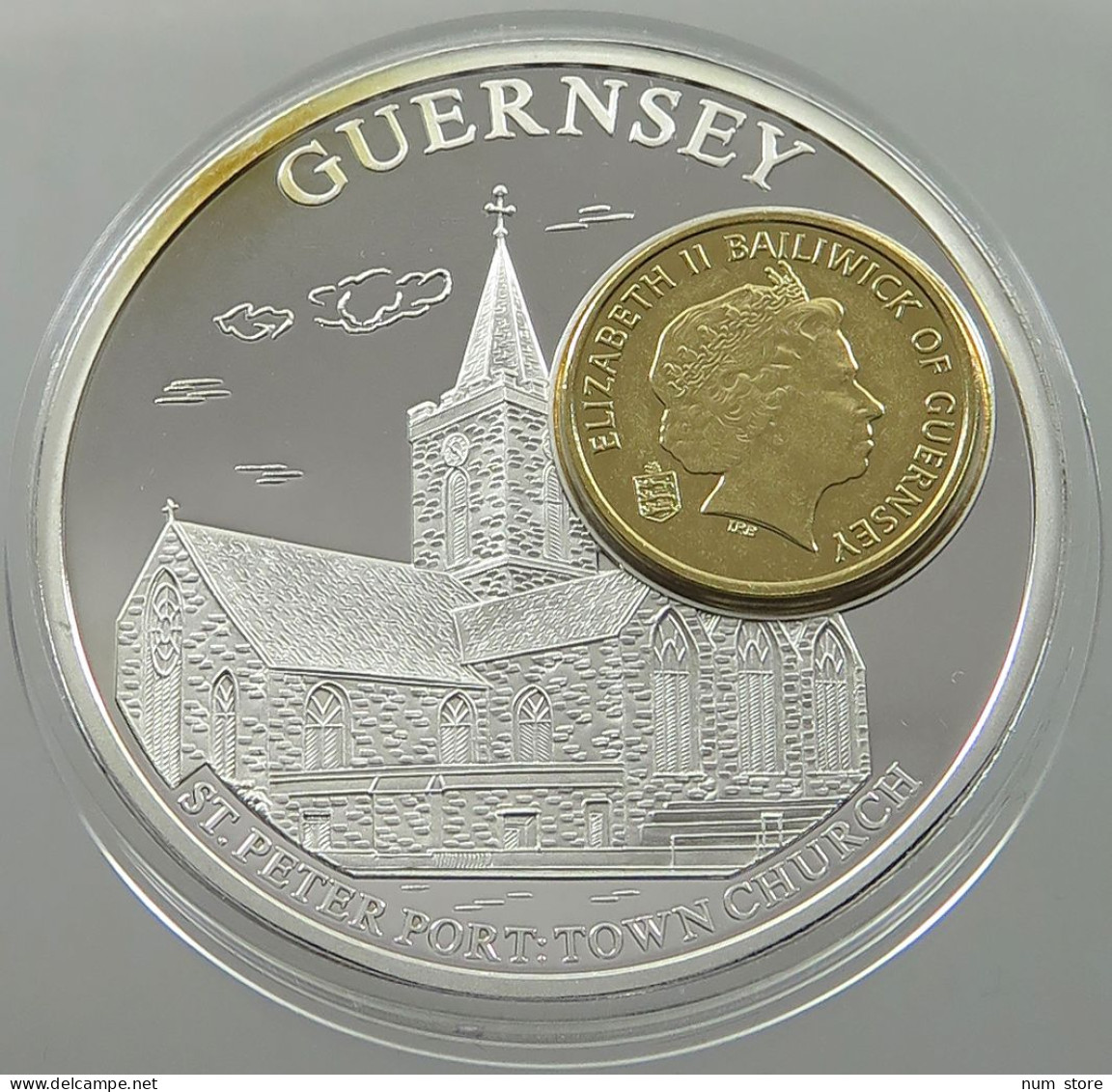 GUERNSEY MEDAL  EUROPEAN CURRENCIES #sm08 0471 - Guernesey