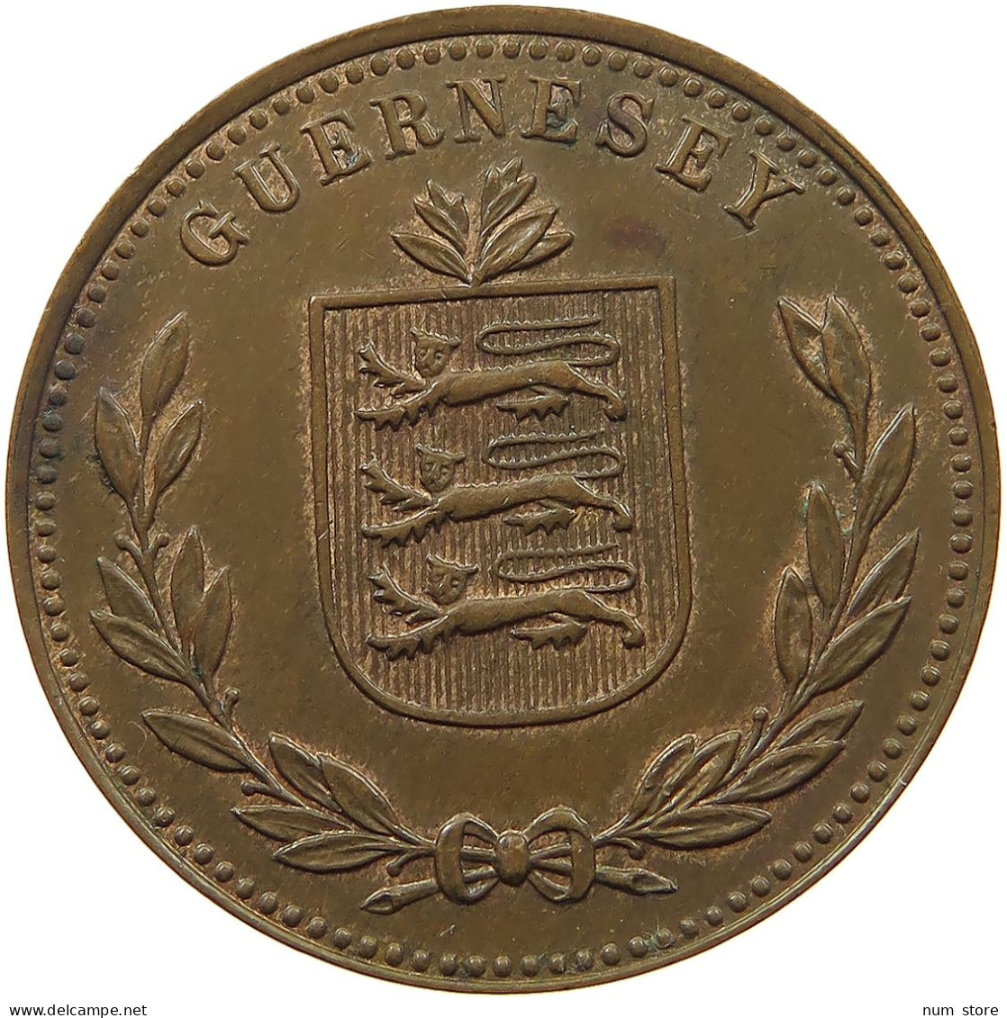 GUERNSEY 8 DOUBLES 1949  #s075 0577 - Guernsey