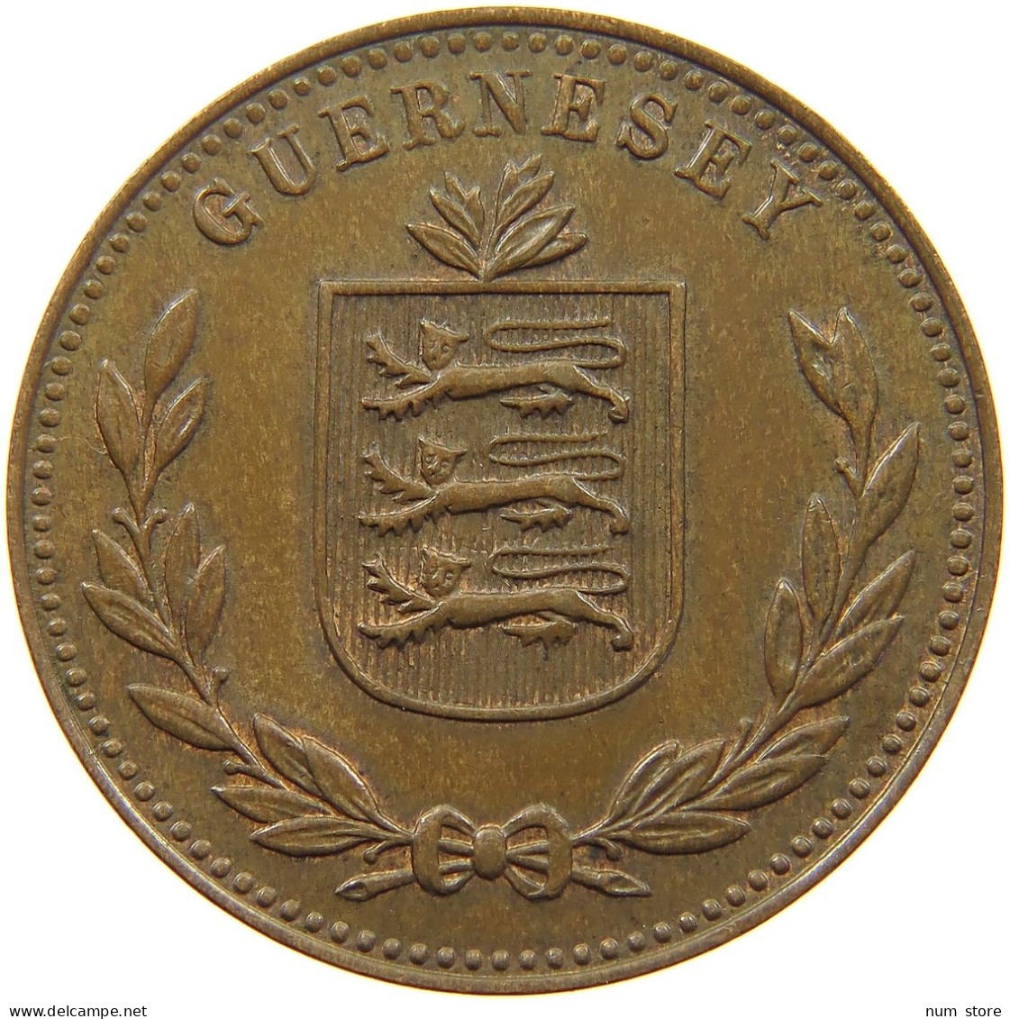 GUERNSEY 8 DOUBLES 1947  #a065 0531 - Guernesey