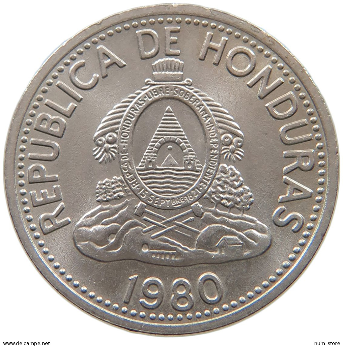 HONDURAS 10 CENTAVOS 1980  #s065 0171 - Honduras