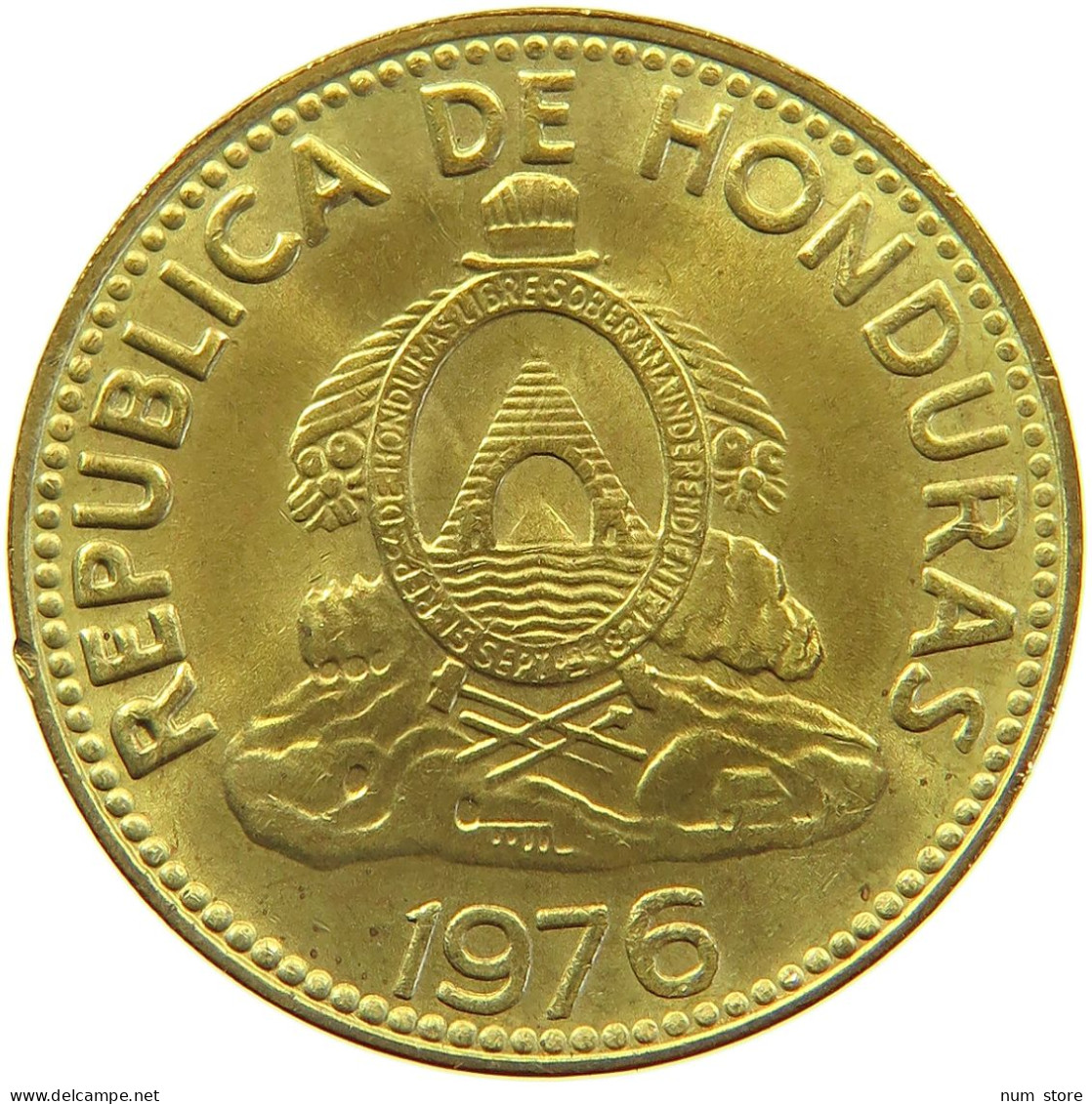 HONDURAS 10 CENTAVOS 1976  #s022 0211 - Honduras