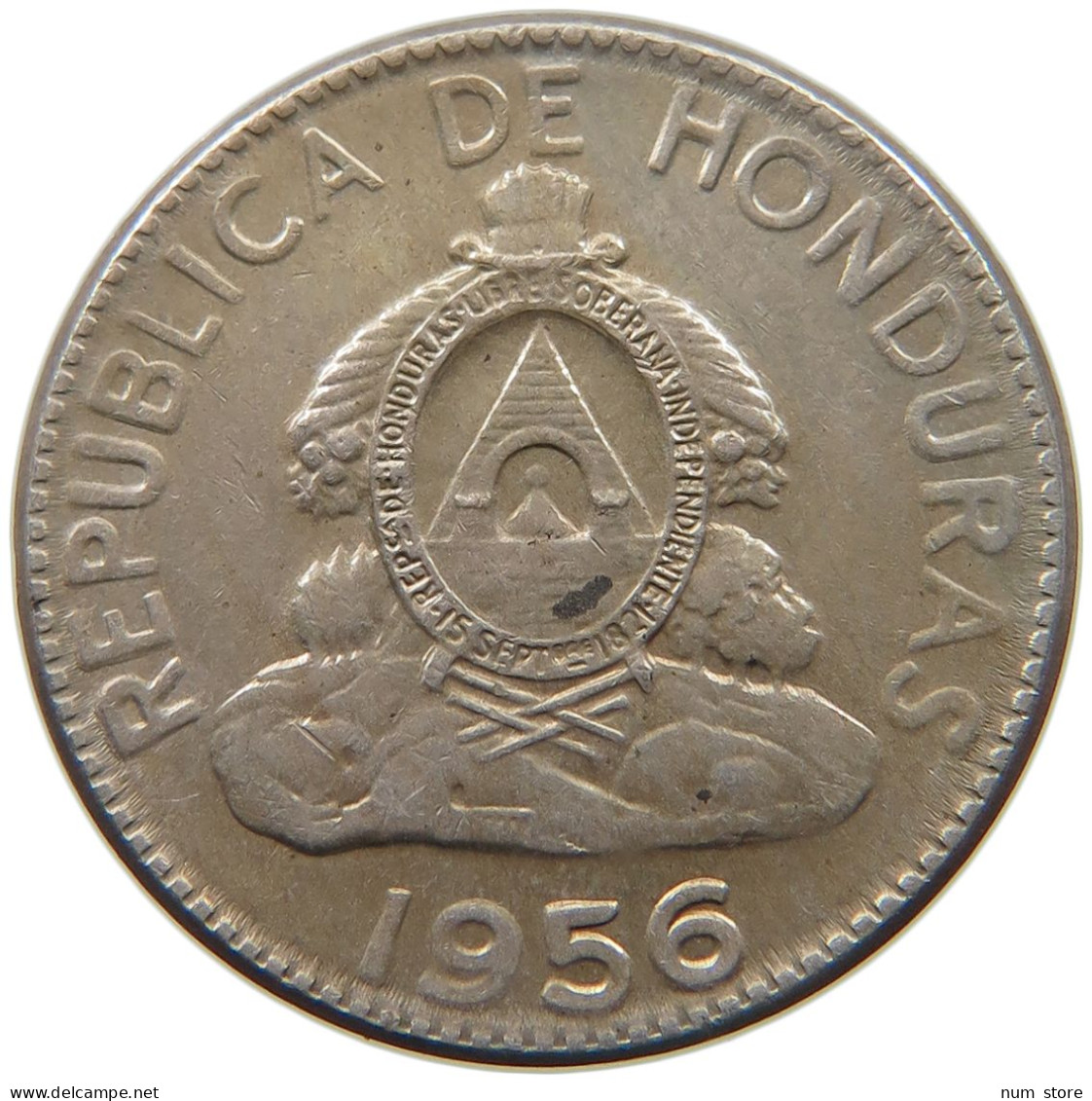 HONDURAS 10 CENTAVOS 1956  #s065 0169 - Honduras