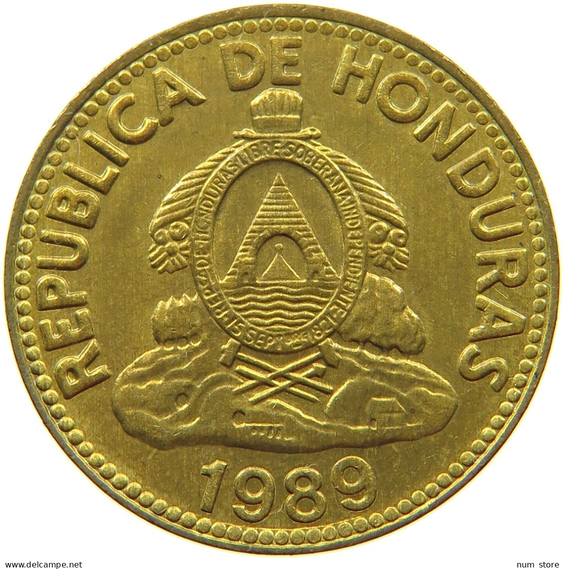 HONDURAS 10 CENTAVOS 1989  #s066 0305 - Honduras