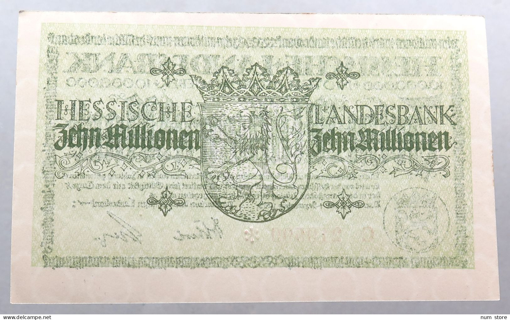 HESSEN 10 MILLIONEN 1923  #alb052 0471 - 10 Mio. Mark