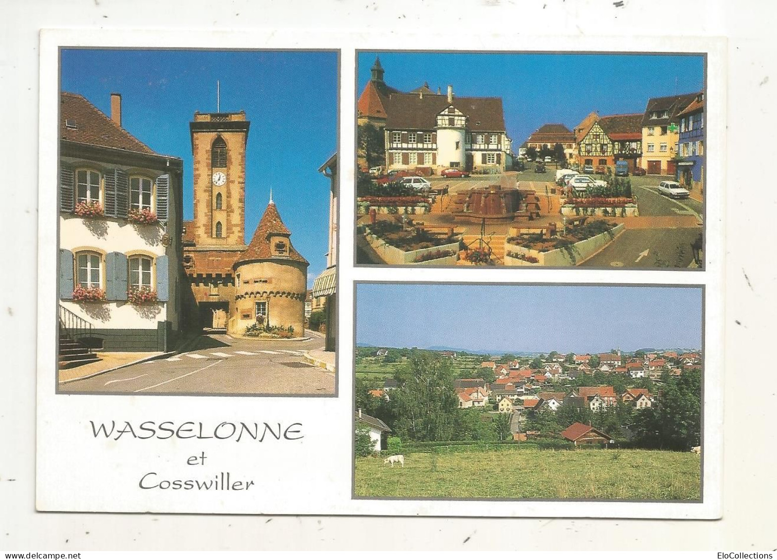 Cp, 67, Wasselonne Et Cosswiller, Multi Vues, Voyagée 1997 - Wasselonne