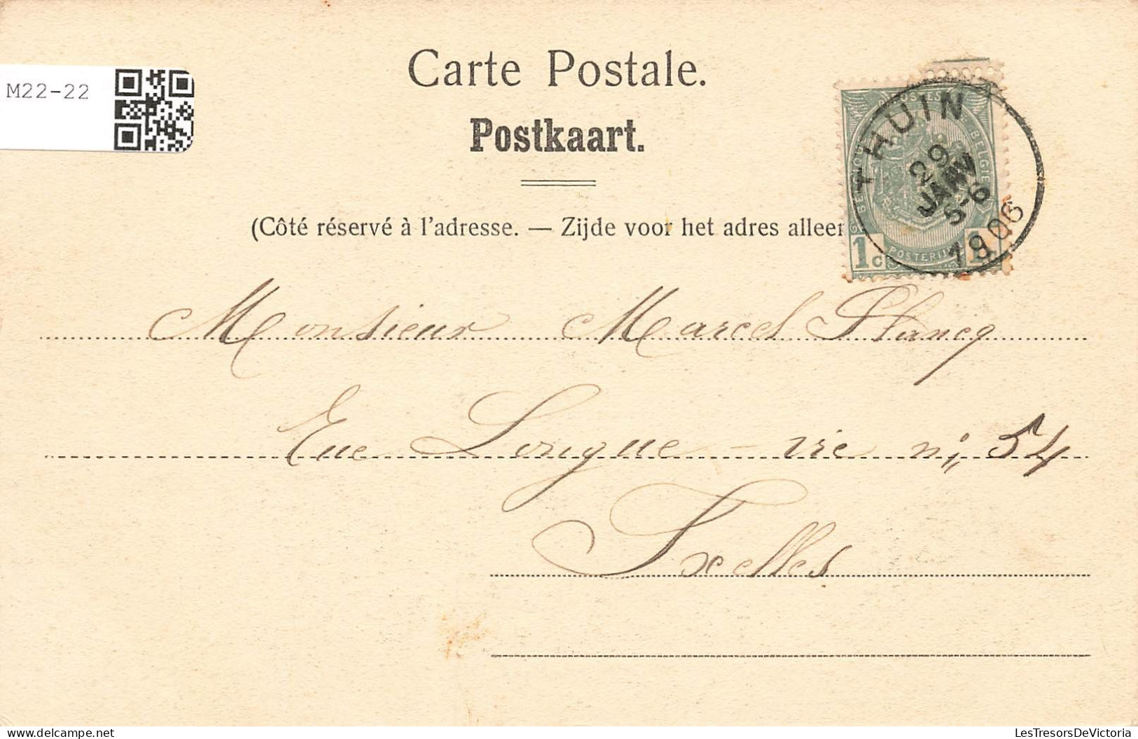 BELGIQUE - Thuin - Vue Sur La Poste - Carte Postale Ancienne - Thuin