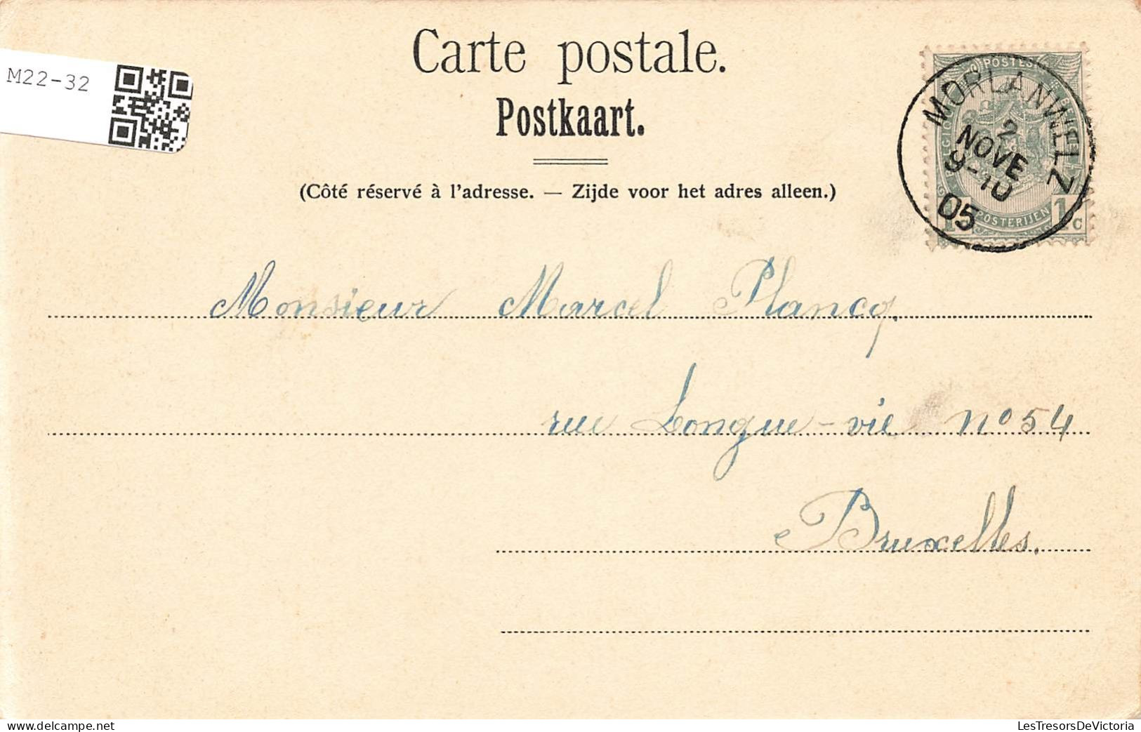BELGIQUE - Morlanwelz - Façade Du Château Mabille - Carte Postale Ancienne - Morlanwelz