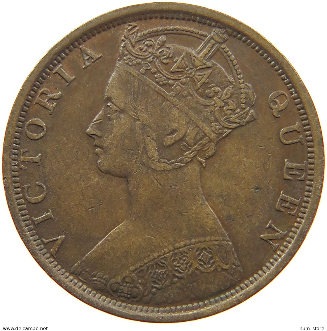 HONG KONG CENT 1901 Victoria 1837-1901 #t017 0253 - Hong Kong