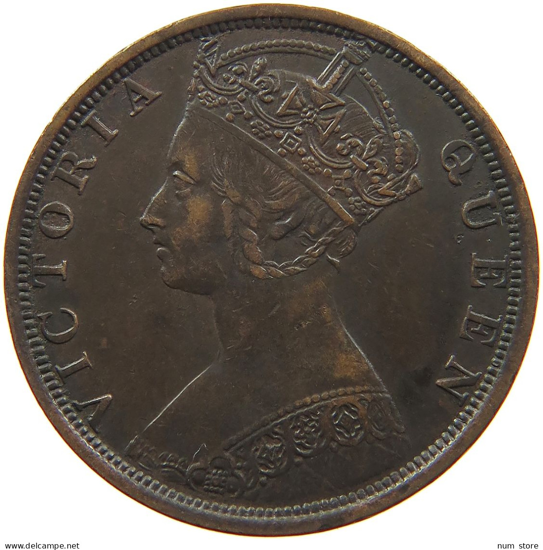 HONG KONG CENT 1901 Victoria 1837-1901 #t017 0263 - Hong Kong