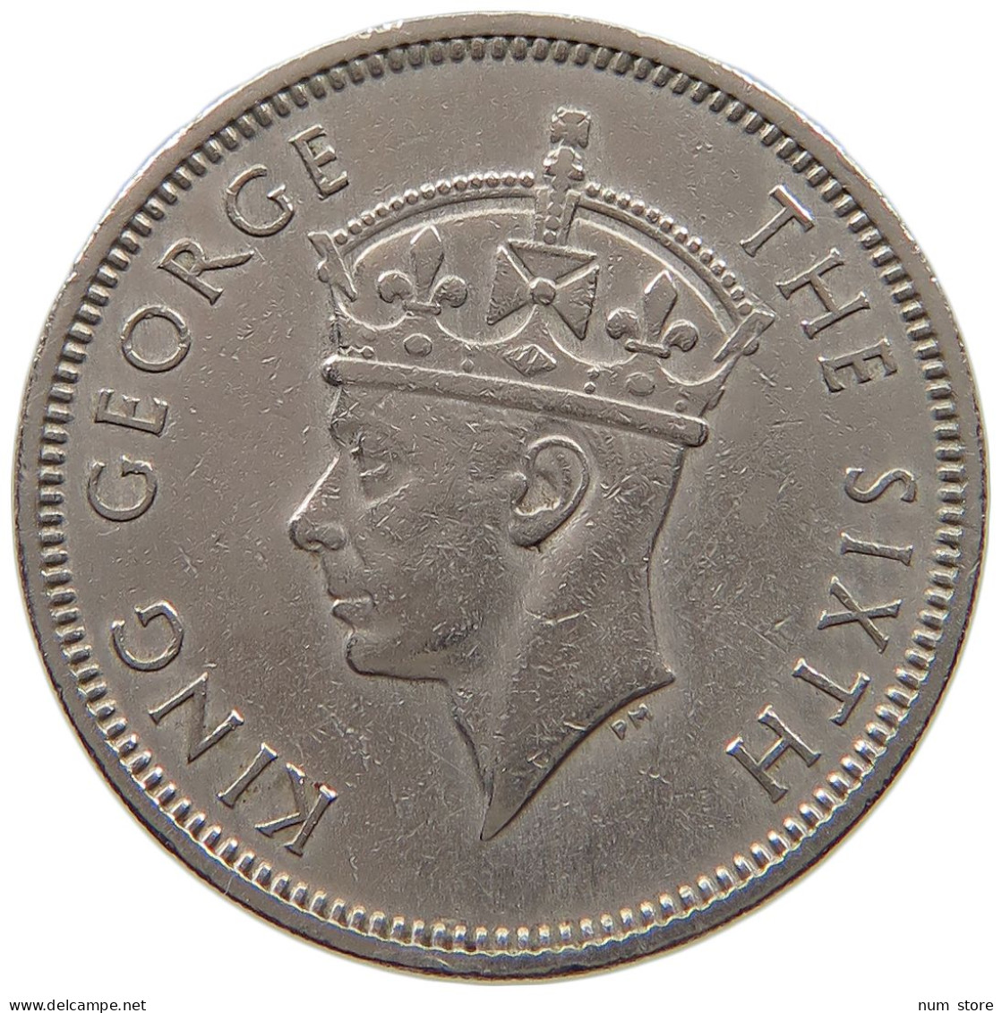 HONG KONG 50 CENTS 1951 George VI. (1936-1952) #a046 0013 - Hong Kong