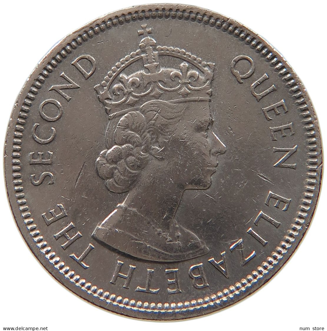 HONG KONG 50 CENTS 1965 Elizabeth II. (1952-2022) #a080 0073 - Hong Kong