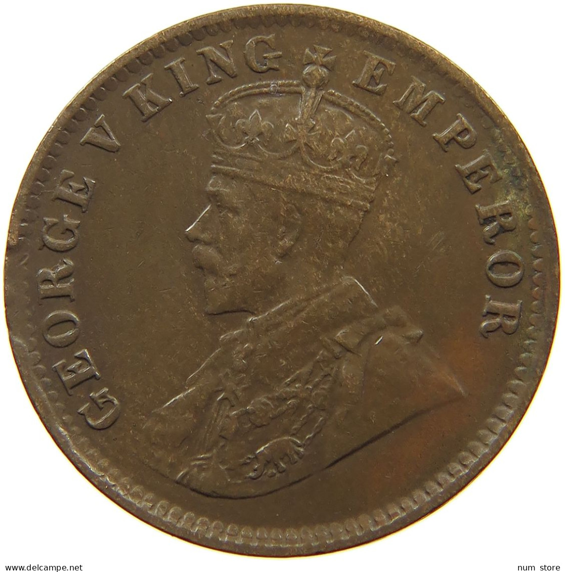 INDIA BRITISH 1/4 ANNA 1919 George V. (1910-1936) #a092 0725 - Indien