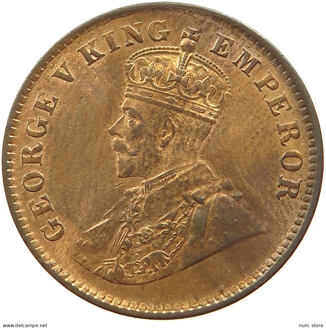 INDIA BRITISH 1/4 ANNA 1912 George V. (1910-1936) #t071 0195 - Inde