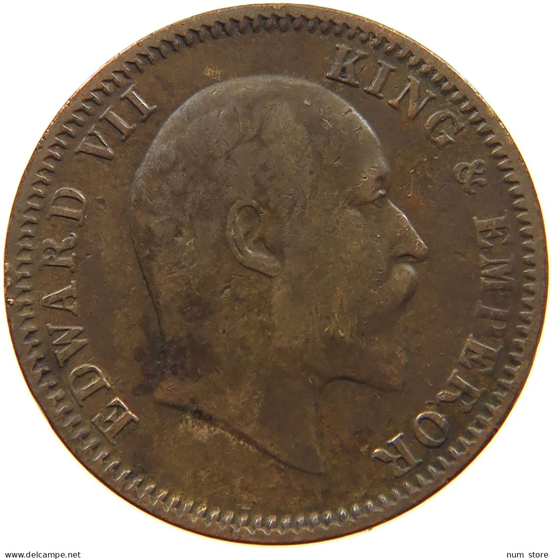 INDIA BRITISH 1/4 ANNA 1908 Edward VII., 1901 - 1910 #a092 0701 - India