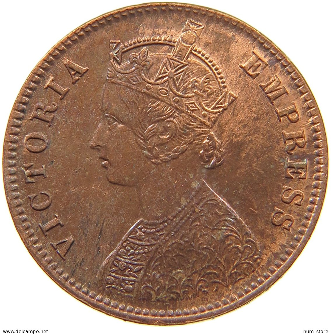 INDIA BRITISH 1/4 ANNA 1889 C Victoria 1837-1901 #t078 0627 - India