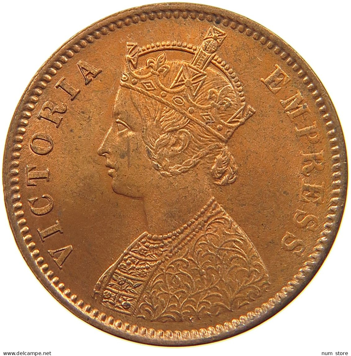 INDIA BRITISH 1/4 ANNA 1880 C Victoria 1837-1901 #t078 0643 - India