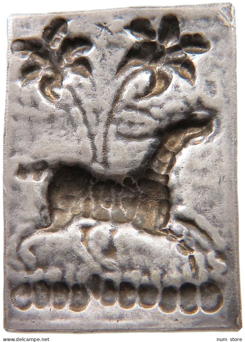 INDIA PRINCELY STATES SILVER PLAQUETTE   #t119 0153 - Inde