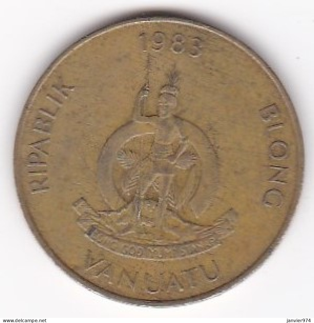 Vanuatu 5 Vatu 1983, En  Laiton De Nickel, KM# 5  - Vanuatu