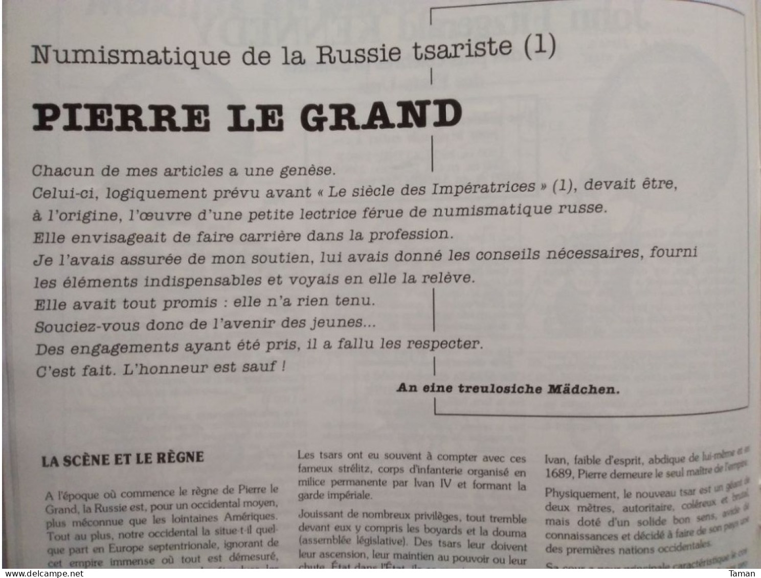 Numismatique & Change - Tsar Pierre Le Grand - Rameau - La Monnaie En Grèce - Monnaies Hellénistiques - Demi-gros - French