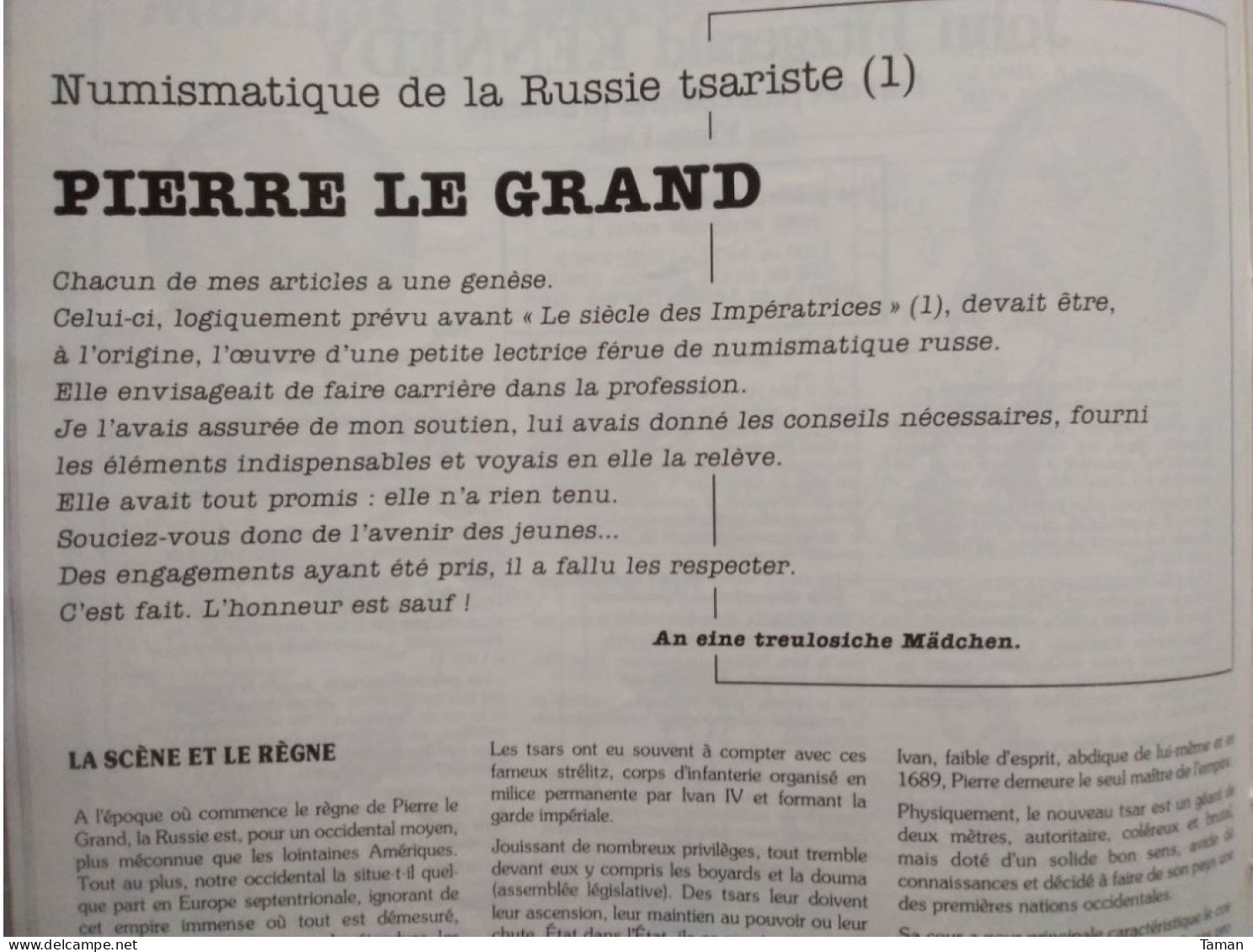 Numismatique & Change - Tsar Pierre Le Grand - Rameau - La Monnaie En Grèce - Monnaies Hellénistiques - Demi-gros - Français