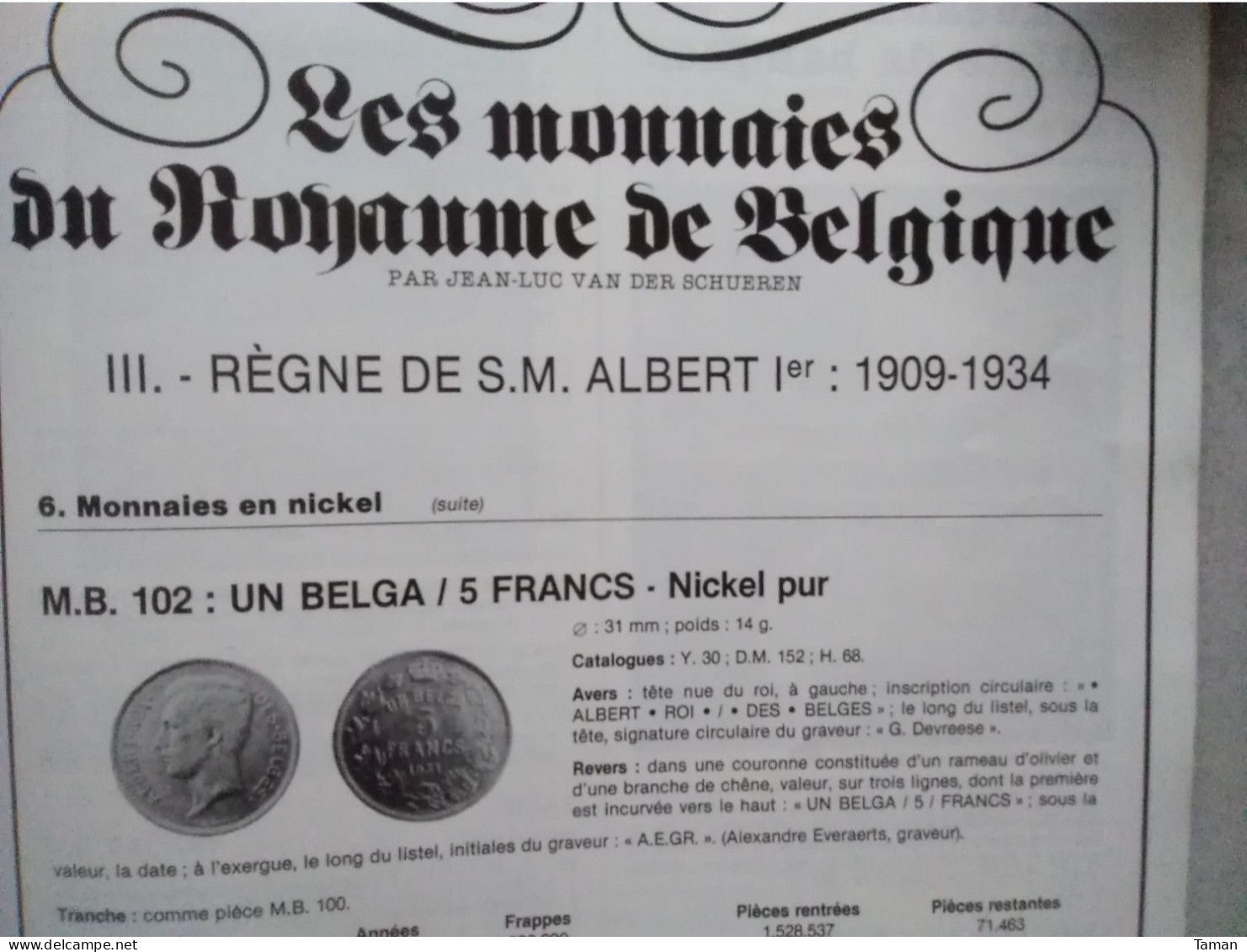 Numismatique & change - Napoléonides Italie - Circulation du billon en France - Grèce antique - Royales - Belgique